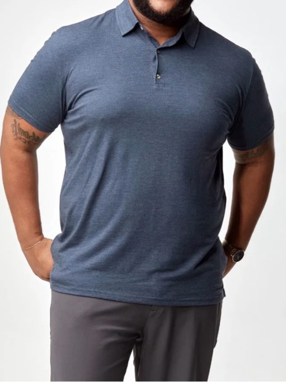 Fresh Clean Threads Short-Sleeved Polo, Size 4XL TALL